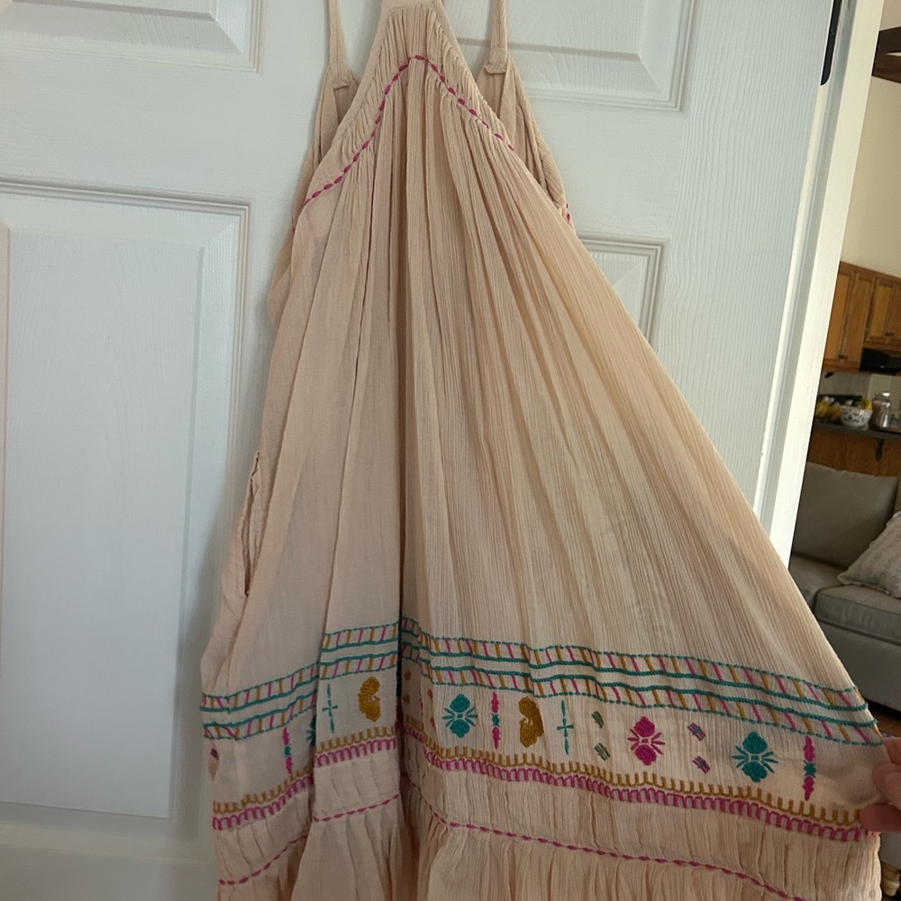 Anthropologie Boho Linen Dress - Picture 3 of 3